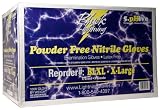 Black Lighting Disposable Nitrile Gloves Size Large, Case of 1000 Stronger, Thicker, More Chemically Resistant for Many Industries Black Lighting Disposable Nitrile Gloves Size Large, Case of 1000 Stronger, Thicker, More Chemically Resistant for Many Industries