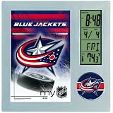 NHL Columbus Blue Jackets Digital Desk Clock