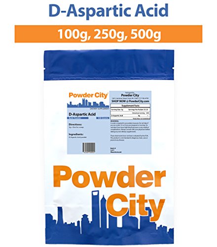 Powder City D-Aspartic Acid (DAA) (100 Grams) Powder City D-Aspartic Acid (DAA) (100 Grams)