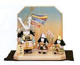 五月人形 一秀作 木目込み 花武者　Ａ 510