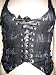 Gasoline Glamour Black Metal Custom Leather Vest