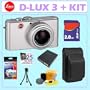 Leica D-Lux 3 Compact Digital 10mp Camera Silver + 2 GB Accessory Kit