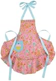Dena Peking Handicraft Adult Full Happi Floral Apron, Pink