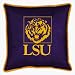 LSU SIDELINES Jersey Material Toss Pillow
