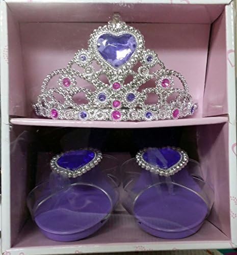 Fantasy Dress - Up Princess Tiara and Shoe set