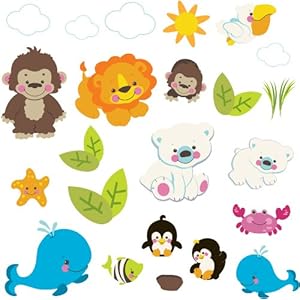 Brewster Fisher-Price Precious Planet Wall Decals Brewster Fisher-Price Precious Planet Wall Decals