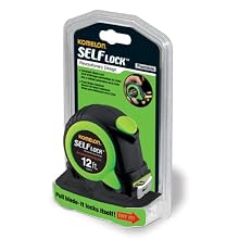 Komelon SL2812 Self Lock 12-Foot Power Tape