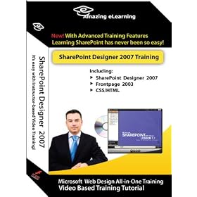 Microsoft Sharepoint Designer 2007 Self-Study Video Training (3 CD value Pack) by Amazing eLearning