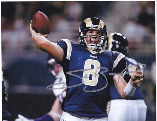 Sam Bradford Signed Autographed 8 X 10 Photo St Louis Rams