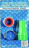 Combination Hose Fitting for Outlet- Green 1.25"-1.5" Teflon Tape and Hose Clamp Included