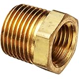 Robert Manufacturing R209 Series Bob Brass Adapter, 3/8" NPT Male x 1/4" NPT Female