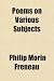 Search : Poems on Various Subjects