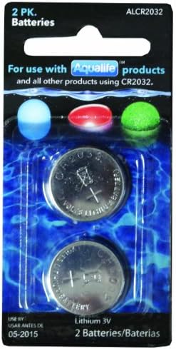 AquaLife CR-2032 Lithium Button Style Battery for Watches (Pack of 2)