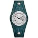 GUCCI Women's 104 Collection Diamond Turquoise Green Alligator Strap Watch #YA104531