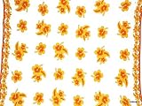 HIBISCUS SARONG YELLOW / WHITE