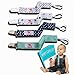 Baby Pacifier Clip Holder 4 Pack by Altomax - Unisex Plastic and Metal High Quality Safe Stylish Design Boys Girls and Easy to Use + Free Bonus eBook Baby Care 101!!