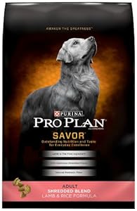Purina Pro Plan Dry Adult Dog Food, Shredded Blend Lamb and Rice Formula, 18-Pound Bag Purina Pro Plan Dry Adult Dog Food, Shredded Blend Lamb and Rice Formula, 18-Pound Bag