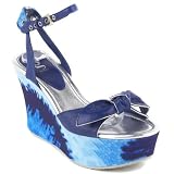 Cole Haan G-Series Baton.Rouge Royal Blue wedges at Cole Haan