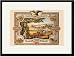 Black Framed/Matted Print 17x23, Marsh Harvester - Century of Progress in Grain