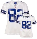 Reebok Dallas Cowboys Jason Witten Womens Replica White Jersey