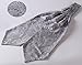 SetSense Men's Paisley Jacquard Woven Self Cravat Tie Ascot