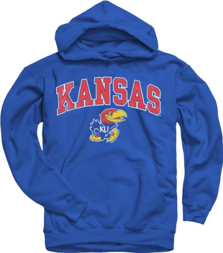 Kansas Jayhawks Youth Royal Perennial II Hooded Sweatshirt