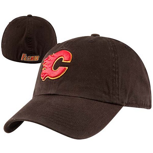 Twins 47 Calgary Flames Franchise Fitted Hat Large