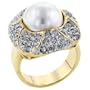 Size 7 Pearl Small Cz Ring Fashion Jewelry