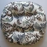 Set of 2 Outdoor Patio 17 inch Round Cushions in the Autumn Design