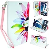 Galaxy Alpha Case, Galaxy Alpha Wallet Case, Customerfirst PU Leather Wallet Stand Magnetic Cover Case for Samsung Galaxy Alpha G850F (African Violet)