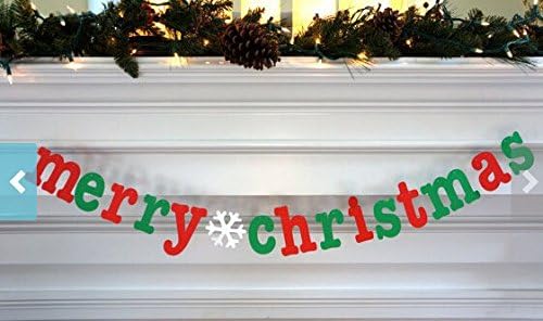 iBUY365 MERRY CHRISTMAS party Banner Garland christmas Sign Photo Prop Party Decoration