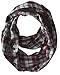 Betsey Johnson Women's Plaid Lace Infinity Scarf