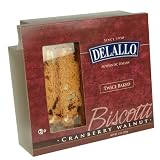 DeLallo Cranberry & Walnut Biscotti, 8-Ounce Units (Pack of 6)
