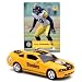 PITTSBURGH STEELERS Diecast Mustang GT with a Troy Polamalu Trading Card Gridiron Greats