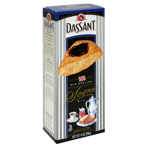 Dassant Vanilla Scone Mix, 14 Ounce Boxes (Pack of 6) by Dassant