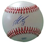 Starlin Castro Autographed ROLB Baseball, Chicago Cubs, Proof Photo of Starlin Signing for Us.