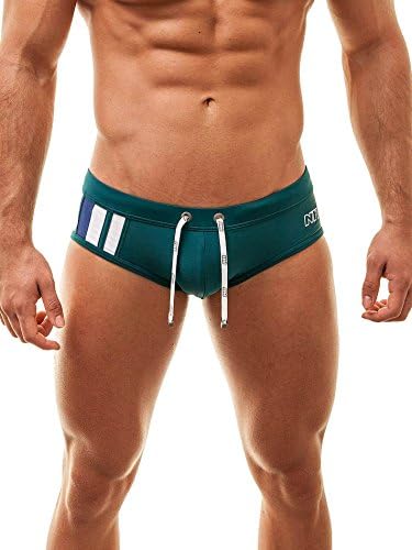 NIT 56102 Pack-Up Boosting Pad Mens Swim Trunk, green, Medium