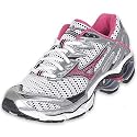 MIZUNO Women's Wave Creation 10 Running Shoe, White/Virtual Red/Angel Falls