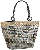 Magid Fashion Matte Tote,Khaki/Blue,one size Reviewed