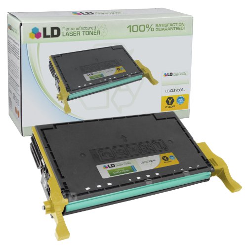 LD © Remanufactured Replacement for Samsung CLT-Y508L High Yield Yellow Laser Toner Cartridge for use in Samsung CLP-620ND, CLP-670N, CLP-670ND, CLX-6220FX, and CLX-6250FX Printers
