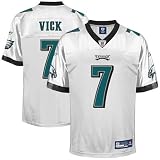 Michael Vick Jersey: Reebok White Replica #7 Philadelphia Eagles Jersey