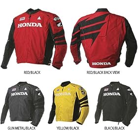 Joe Rocket Performance Men's Honda Textile Street Racing Motorcycle Jacket - 2008 Model - Color: Gun Metal/Black, Size: Small