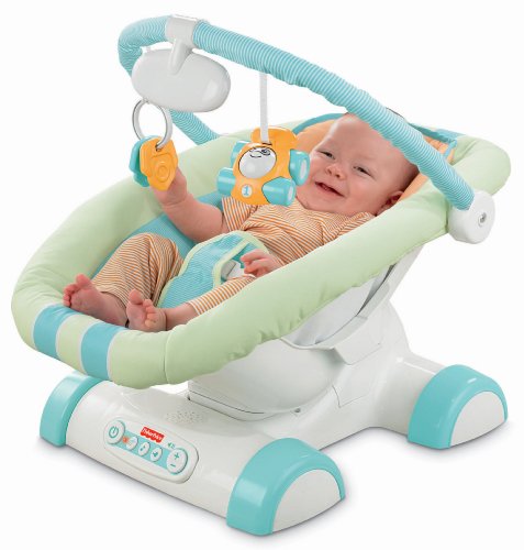 Fisher-Price Cruisin' Motion Soother, Green/Yellow