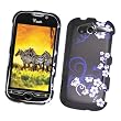 HTC myTouch 4G / myTouch HD (T-Mobile) Snap On Protector Hard Case "Midnight Flowers" Design