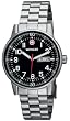 Wenger Men's 70163 Commando Day Date XL Black Dial Steel Bracelet Watch