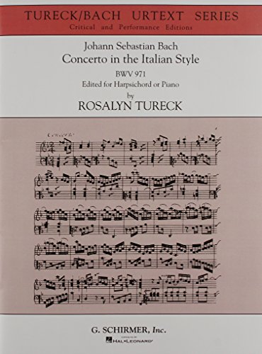 concerto in italian style for harpsichord or piano