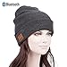 Zibaar Bluetooth Beanie Bluetooth Hat Bluetooth Beanie Hat Headphone Beanie Combined with Bluetooth V5.0 Bluetooth Headset and Mic, Hands Free Talking for Mobile Phones,Unisex Charcoal