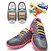 Homeout 1 Set(16pcs) No Tie Silicon Shoelaces - Colorful (Rainbow, 16pcs/Adults)
