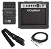 Digitech iStomp Stompbox With DigiTech DG15R 15-watt combo amp with Reverb, Hosa 10' Nice Quality Guitar Cable & Protec Guitar Strap