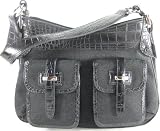 DKNY (Donna Karan New York) Pocket Shoulder Bag in Black / Black